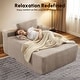 preview thumbnail 27 of 54, HOOOWOOO Modern Upgraded Fabric Sofa Chaise Lounge