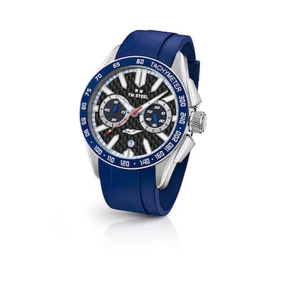TW Steel Men's Yamaha Factory Racing 46mm Quartz Chronograph Watch TWS-GS4 - Black - N/A
