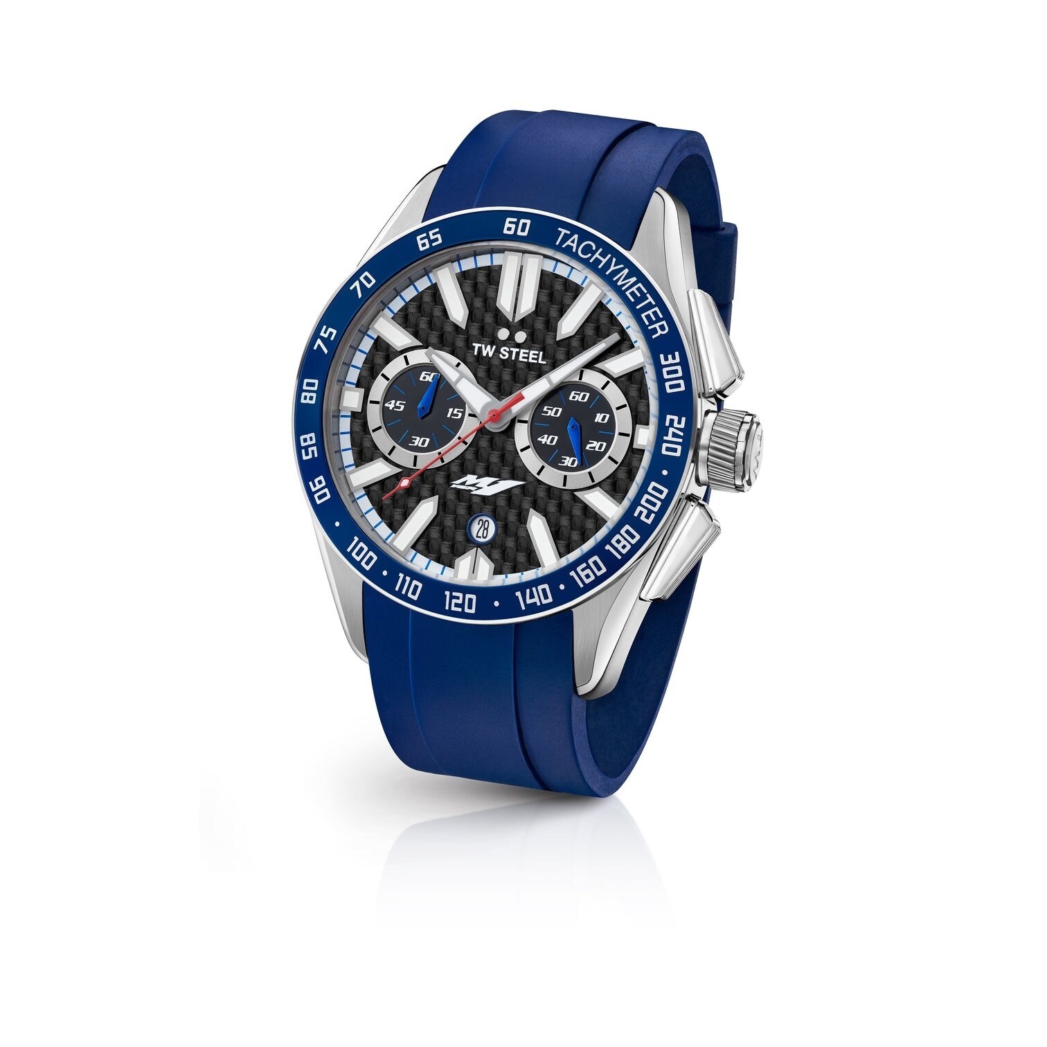 TW Steel Men's Yamaha Factory Racing 46mm Quartz Chronograph Watch