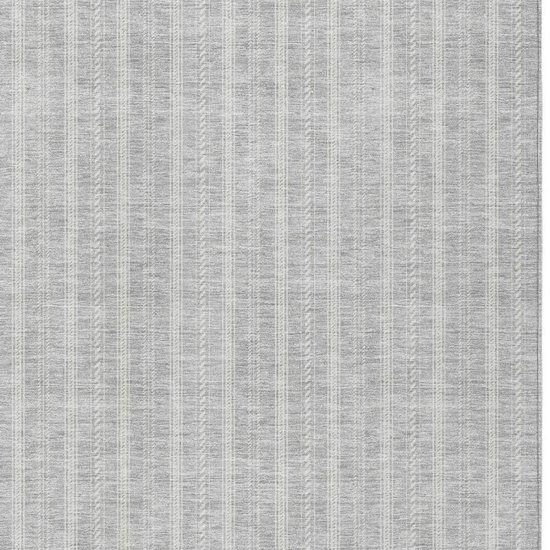 HomeRoots Striped Transitional Rectangle Outdoor Rug