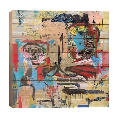 Cat Behavior Print On Wood by PinkPankPunk - Multi-Color