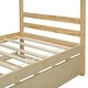 preview thumbnail 48 of 49, Roof styled wooden bed with trundle