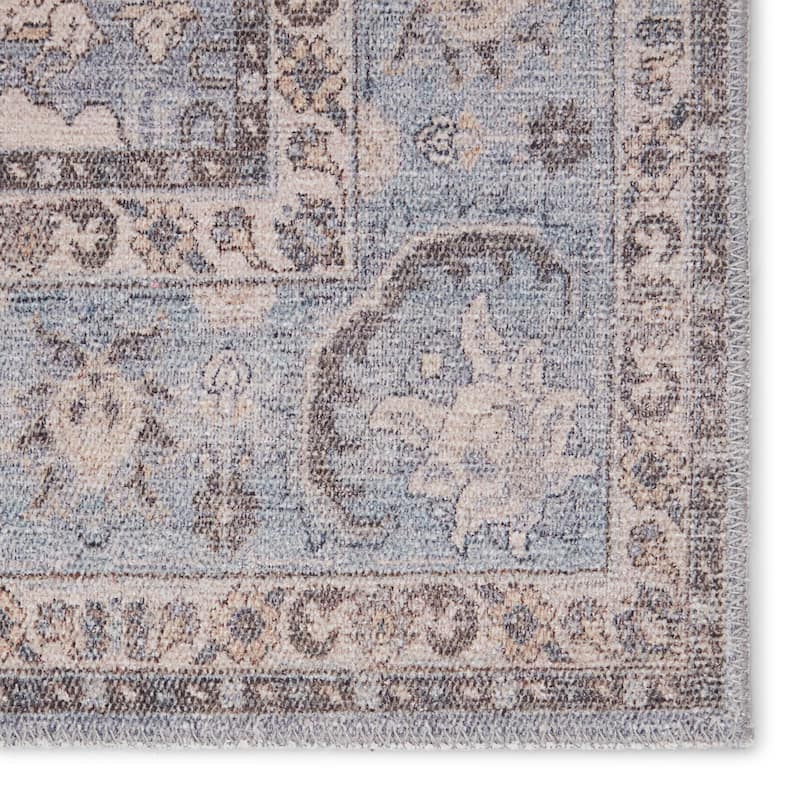 Kadin Machine Washable Medallion Area Rug
