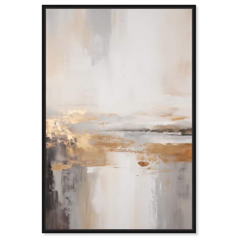 Gold Dust I Canvas by Art Remedy - Black - 24" x 36"