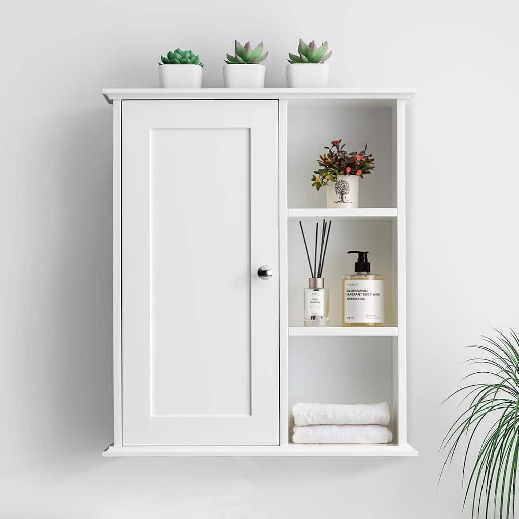 Wooden Medicine Cabinet Over The Toilet, Bathroom Wall Cabinet Storage Cabinet, Wall Mounted Storage Cabinet