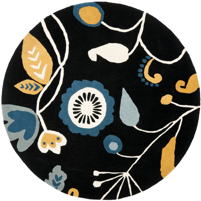 SAFAVIEH Handmade Soho Kaleena Floral N.Z. Wool Rug