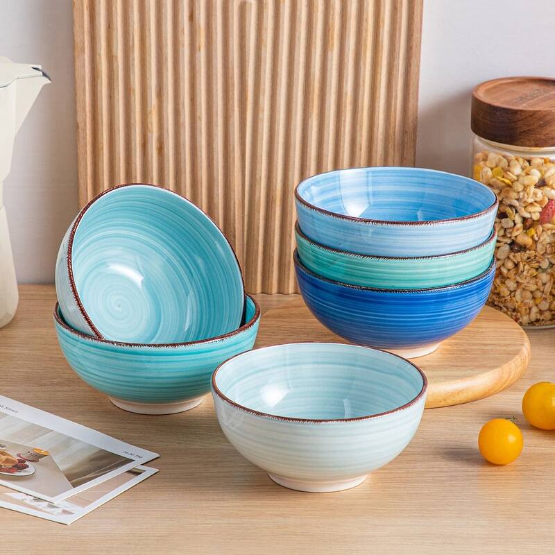 vancasso Bonita Sturdy Stoneware 6-Piece Bowls Set