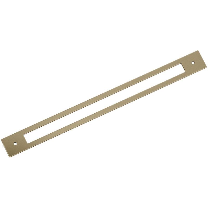 Amerock BP37788 Medora 13-15/16" Backplate for 12-5/8" Center to - Golden Champagne
