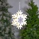 preview thumbnail 2 of 10, Set of 3 Hanging Christmas Lights- Snowflakes or Stars