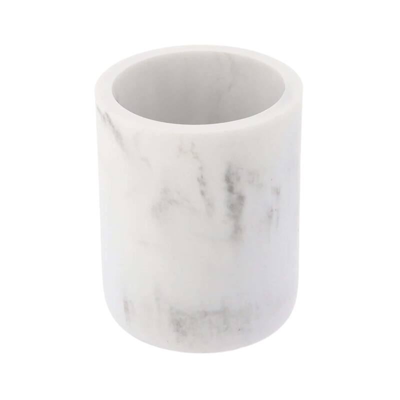 Marble Resin Toothbrush Holder - 2.10 L x 2.10 W x 3.8 H