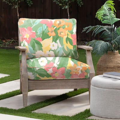 Sorra Home Outdoor Corded Deep Seating Cushion Set