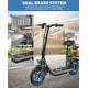 preview thumbnail 6 of 7, Electric Scooter with Seat for Adult, 12" Tire Electric, Foldable, Max Speed 19 Mph with 30 Miles Range