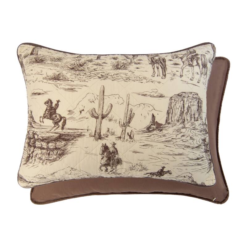 Donna Sharp Cowboy 3PC Cotton Quilt Set