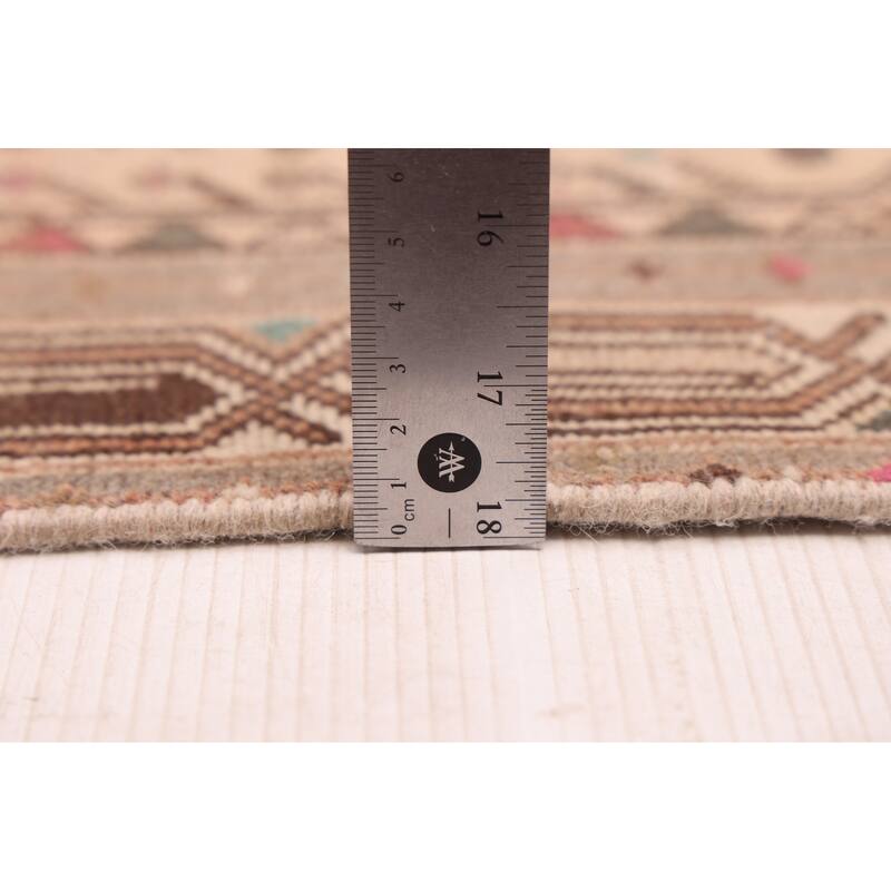 ECARPETGALLERY Hand-knotted Antalya Vintage Beige Wool Rug - 2'6 x 4'0