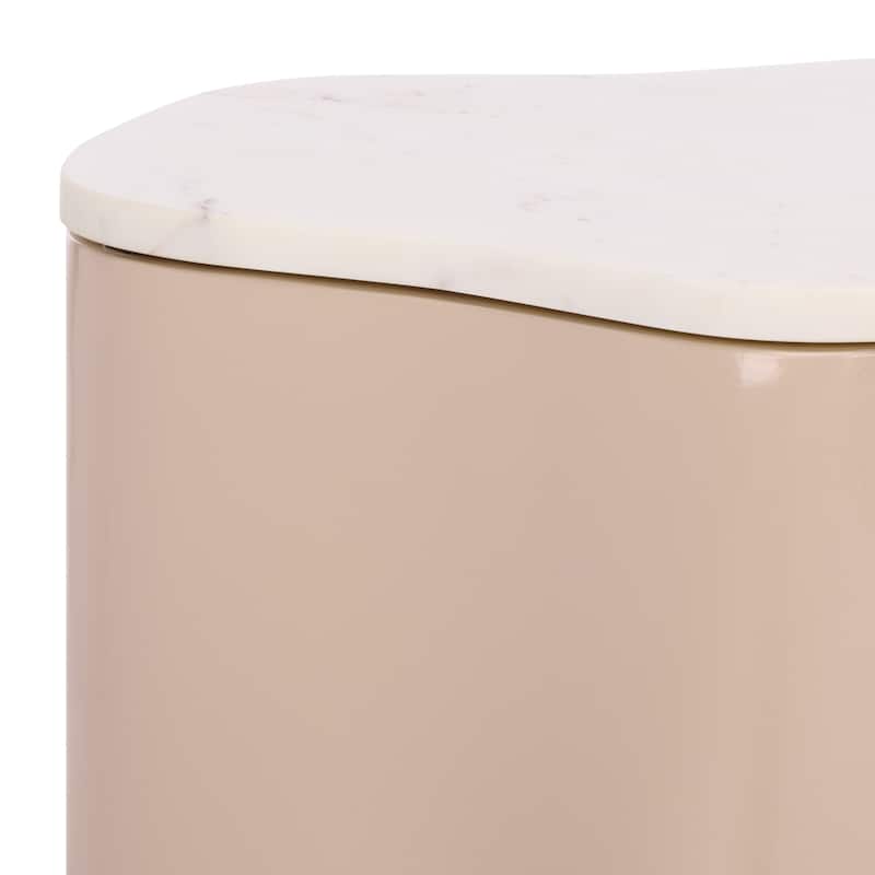 SAFAVIEH Home Kanon Accent Table, Fully Assembled - 22"W x 16"D x 25"H