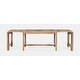 preview thumbnail 14 of 13, Bradford Extendable Solid Mango Hardwood Bench by Jofran