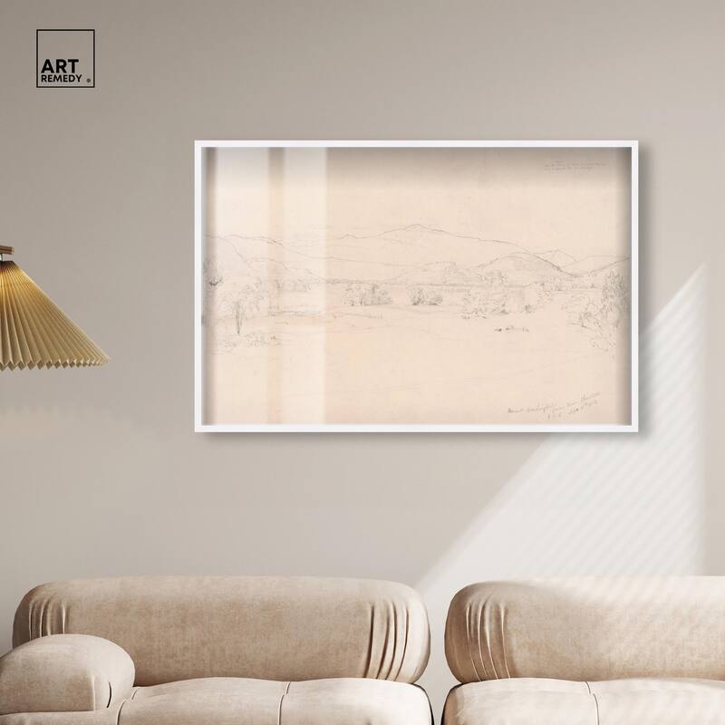 Study for View Mt. Washington Shadowbox by Art Remedy