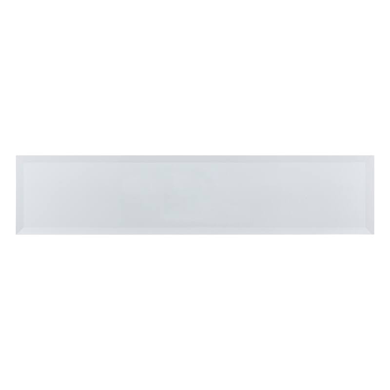 HomeRoots 36" Black Mirrored Glass Console Table - 36.00 in. x 30.00 in. x 8.00 in.