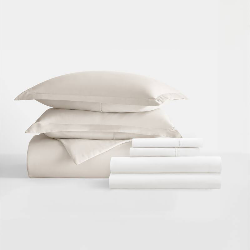 Simply Essential Dorm In A Bag Duvet, Sheet Set, Mattress Pad and Duvet Insert