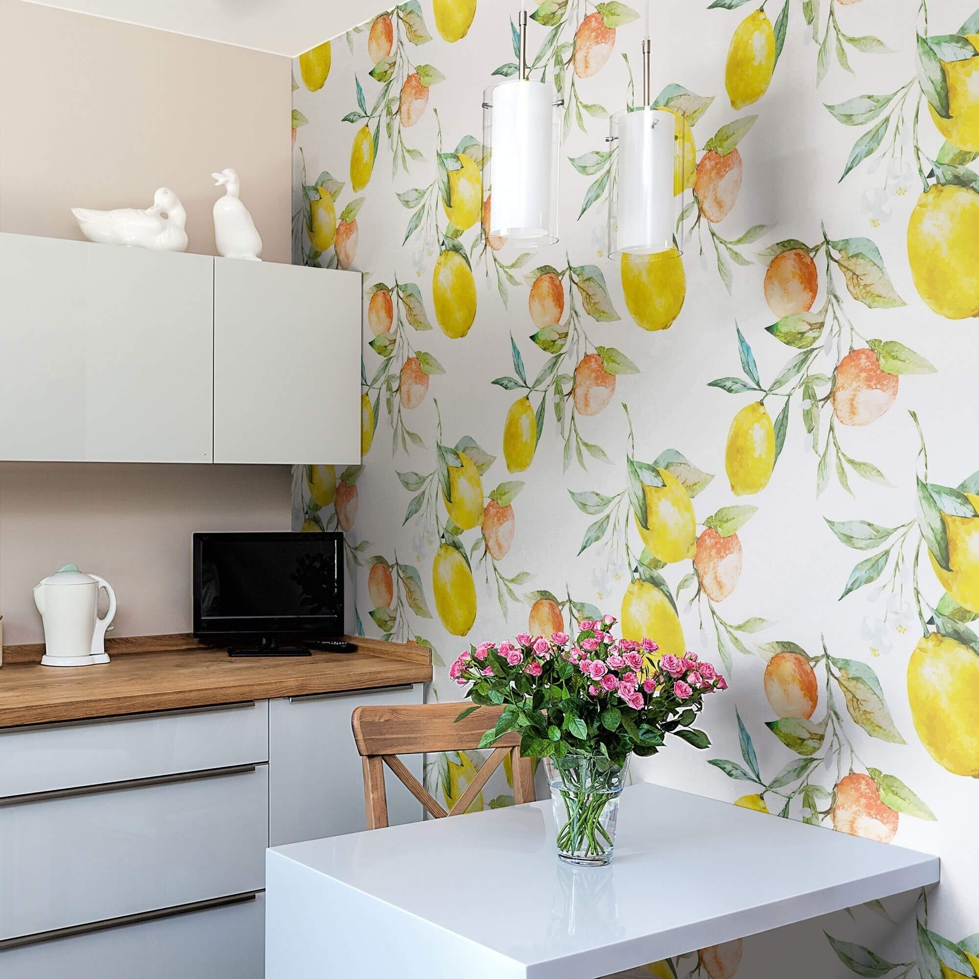 yellow tile wallpaper