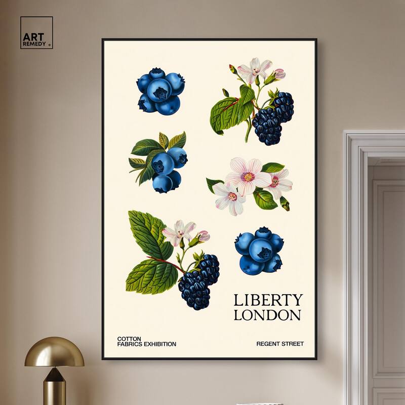 Berries and Blooms I Canvas by Art Remedy