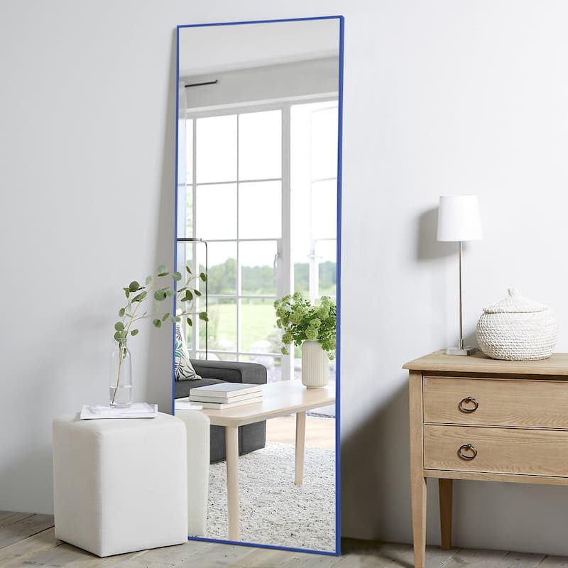 Dovelina Modern Full Length Floor Mirror - Freestanding Vanity Mirror for Bathroom or Living Space