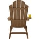 preview thumbnail 27 of 58, WINSOON All Weather HIPS Outdoor Folding Adirondack Chairs Set of 8