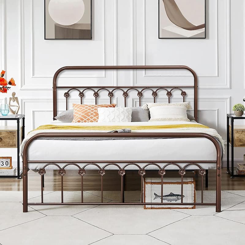Modern Platform Bed Frame,Easy to Set Up-Twin/Full/Queen/King