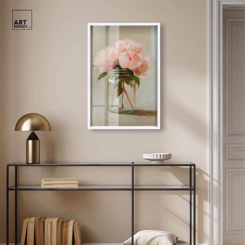 Jar of Petals Shadowbox by Art Remedy