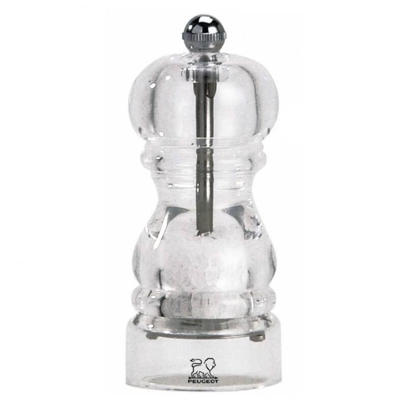 Peugeot Nancy 4.75 Inch Salt Mill, Acrylic