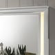 preview thumbnail 8 of 10, Furniture of America Drima Modern 6-Piece Pearl White Solid Wood Kids Platform Bedroom Set with LED