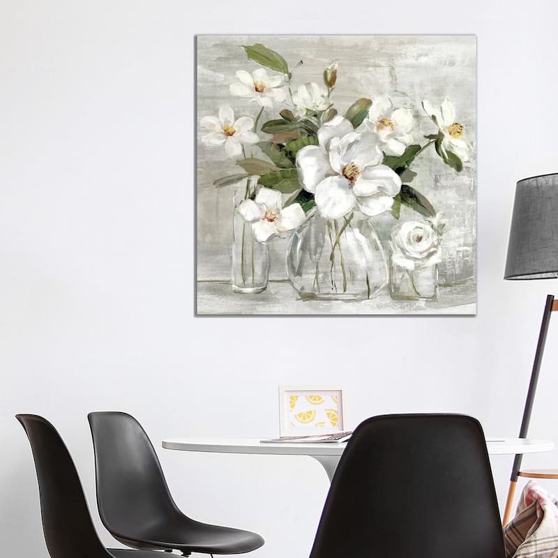 iCanvas "Romantic Magnolias" by Sally Swatland Canvas Print - 37x37x1.5