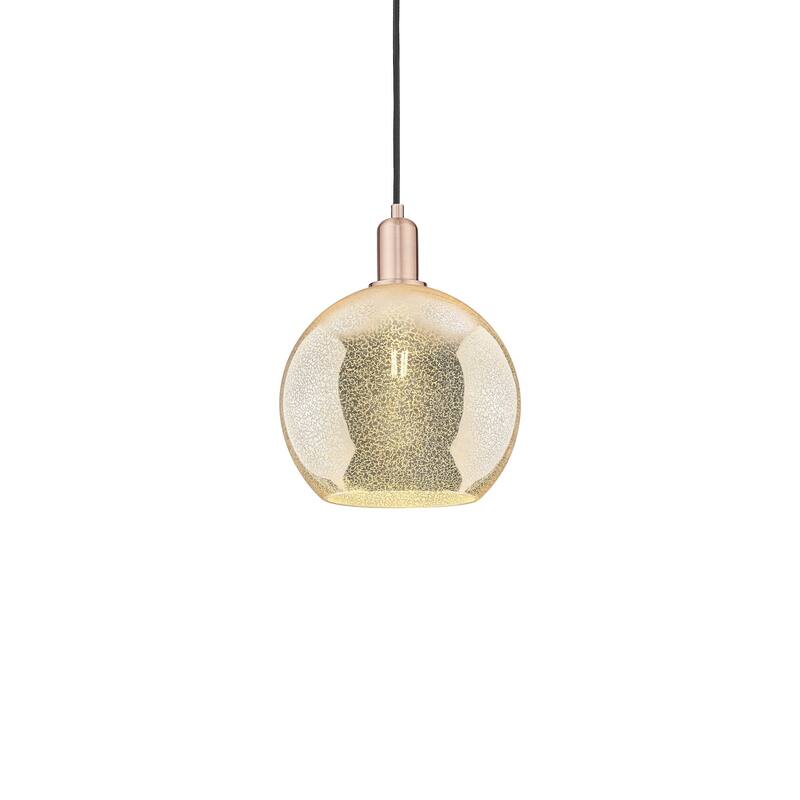 Innovations Lighting 716-1P-13-10 Athens Pendant Athens 10" Wide Mini - Antique Copper / Mercury