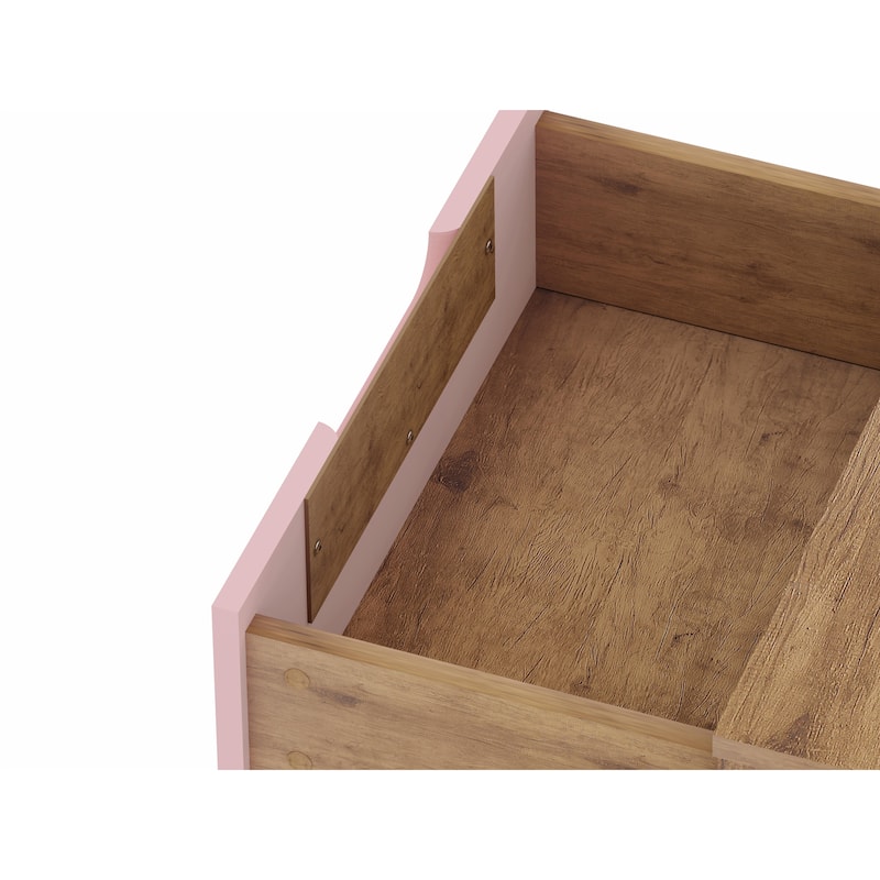 Manhattan Comfort Rockefeller 20" Nightstand (2-Drawer)