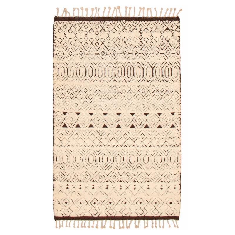 Tangier Cream Rug 4'11" x 8'0" - 4'11 x 8'0 - Cream - 4'11 x 8'0