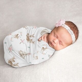 Star and Moon Collection Girl Baby Swaddle Receiving Blanket