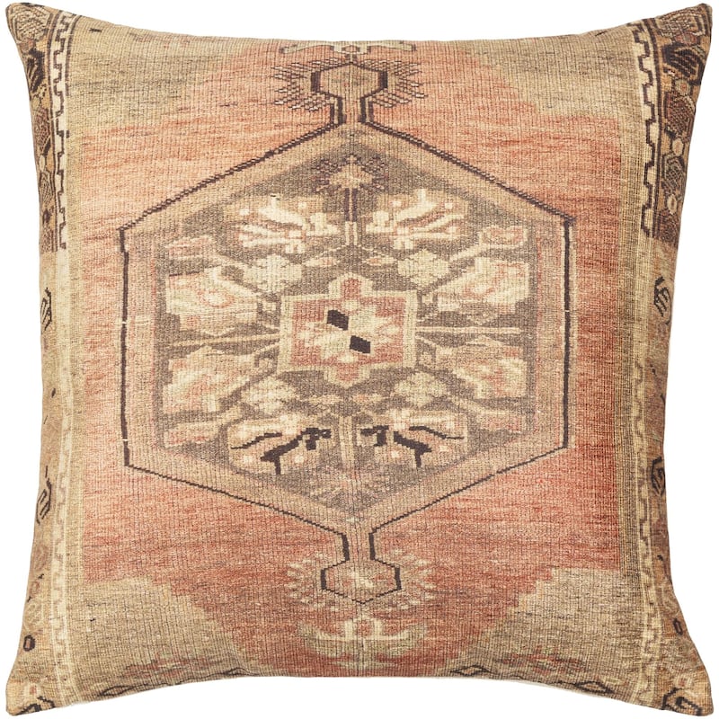 Zorya Traditional Medallion Throw Pillow