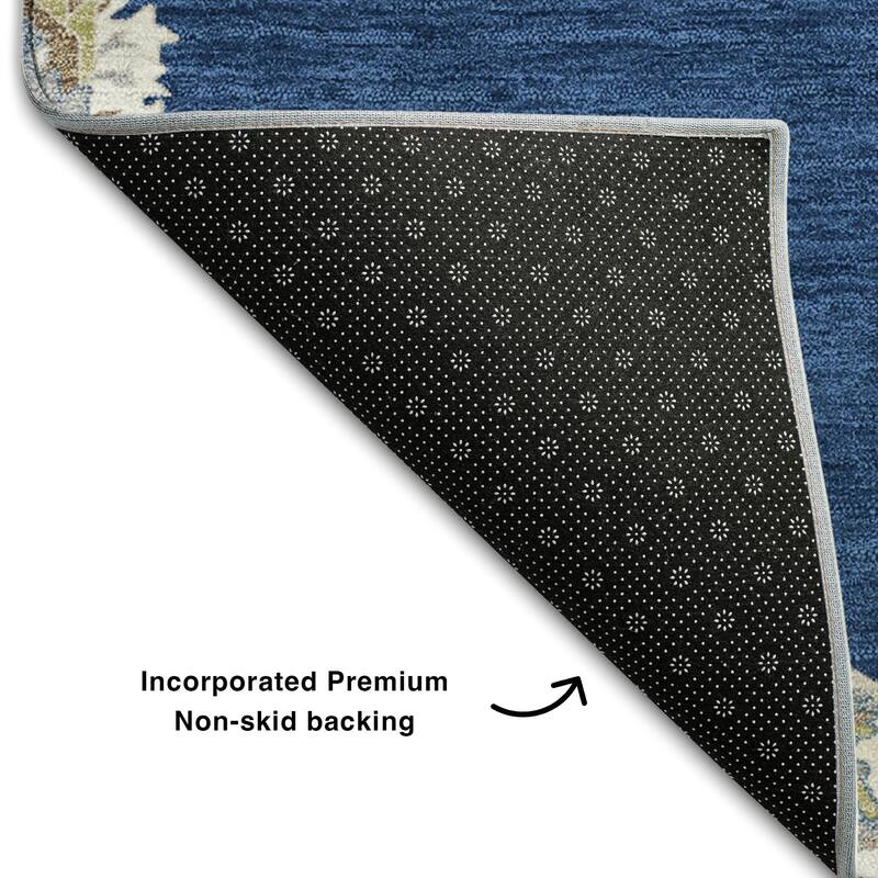Premium Washable Super Soft Traditional Global Mayfield Rug