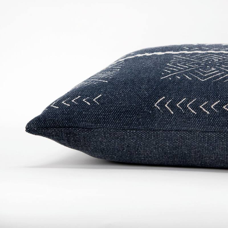 Donny Osmond Indigo Geometric Pillow