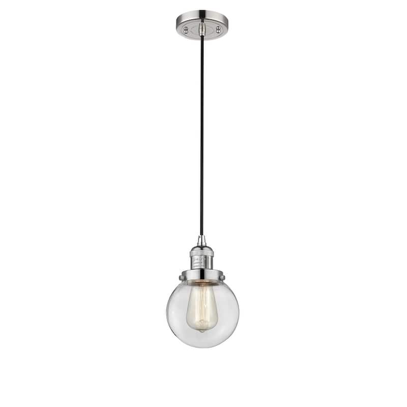 Innovations Lighting Beacon Single Light 6" Wide Mini Pendant with
