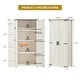 preview thumbnail 15 of 26, Farmhouse Storage Cabinet, Armoire, Rustic Pantry, Versatile Storage
