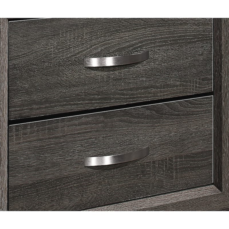 Contemporary Styling 1pc Nightstand Dovetail Drawers Unique Bedroom Furniture