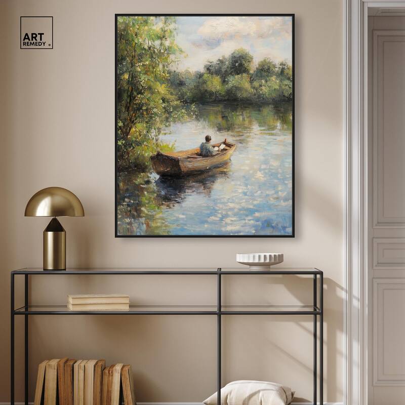 Lost in Thought Canvas by Art Remedy