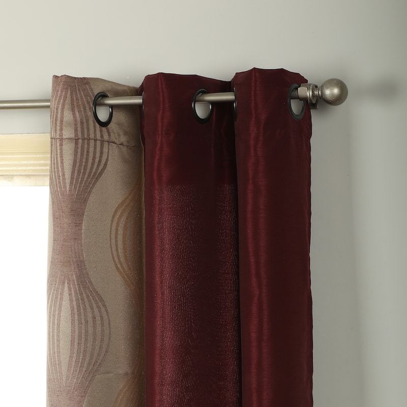 Nanshing Daniella Light Filtering Grommet Curtain Panel Pair - 37" x 84"