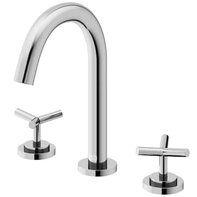 VIGO Jewel 9" H 2-Handle Widespread Bathroom Faucet