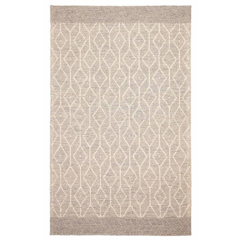 ECARPETGALLERY Braid weave Sienna Cream Wool Rug - 5'2 x 8'2 - Cream - 5'2 x 8'2