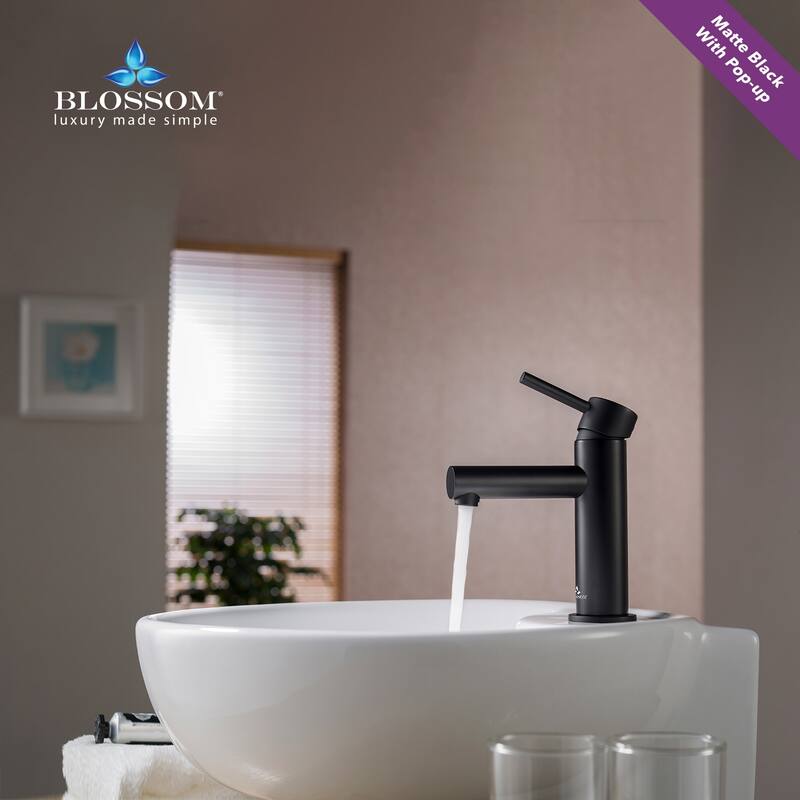 Solid Brass Leed Free Single Handle Bathroom Faucet