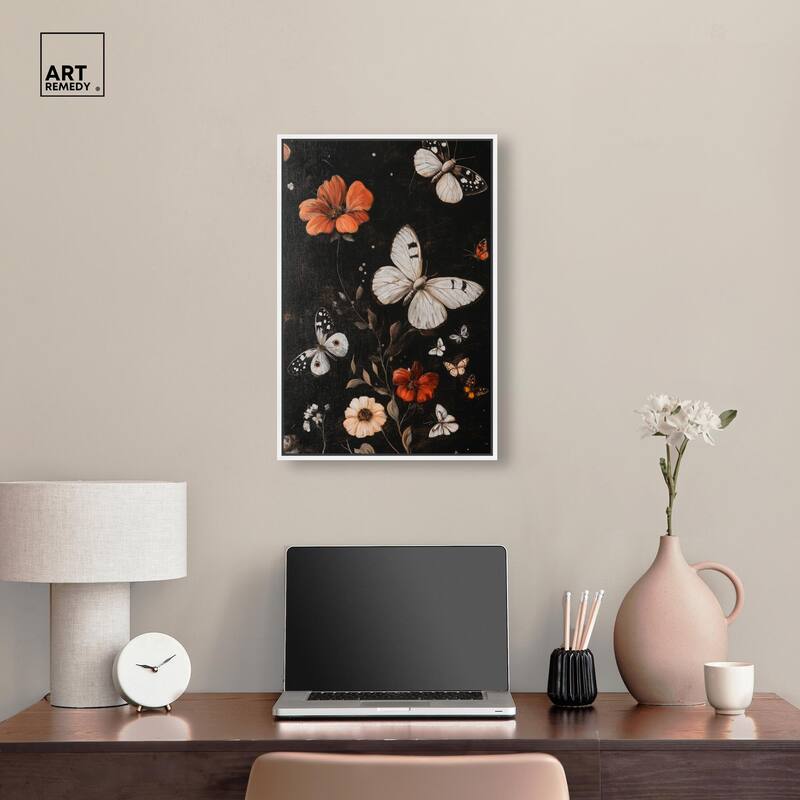 Butterfly Wing Patterns Canvas by Art Remedy