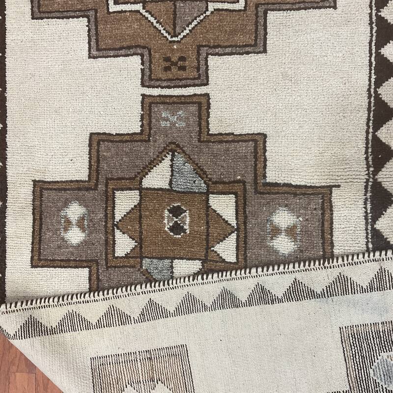 HERAT ORIENTAL Handmade Turkish Oushak Wool Runner - 3'10" x 11'3"