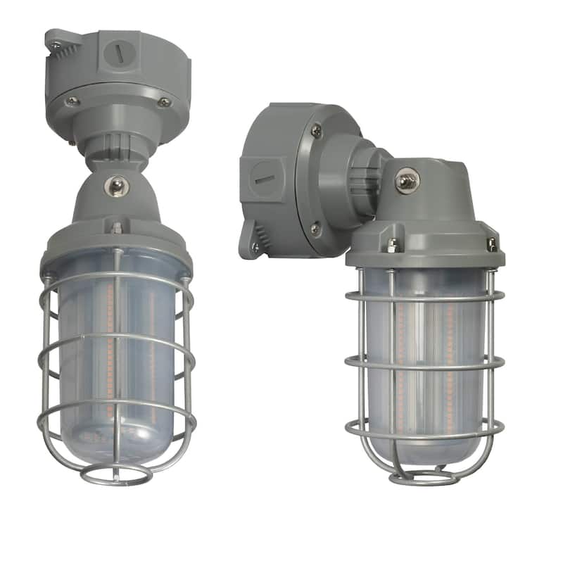 Nuvo Lighting 65/171 10" Tall LED Commercial Utility Light with an - Gray - Gray